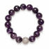 Amethyst with Micro Pavé Silver - Oriana LaMarca Designs