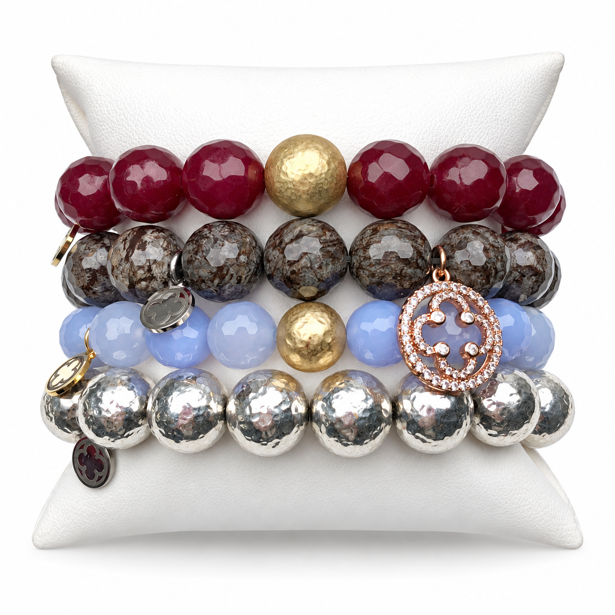 Moonlit Merlot Armparty on white studio background