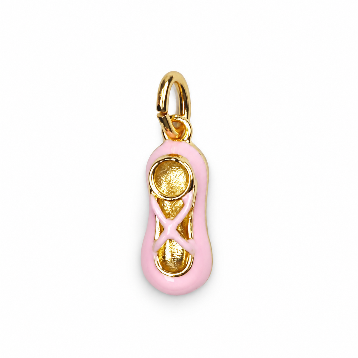 Pink Enamel Ballet Slipper Pendant - Oriana LaMarca Designs