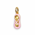 Pink Enamel Ballet Slipper Pendant - Oriana LaMarca Designs