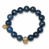 Neptune Jasper with Pavé Gold Helmet on white studio background