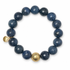 Neptune Jasper with Hammered Gold Accent on a white background