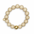 Beige Riverstone with Hammered Gold Accent on a white background