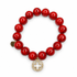 Red Howlite with Pavè Gold Signature Logo — Oriana LaMarca