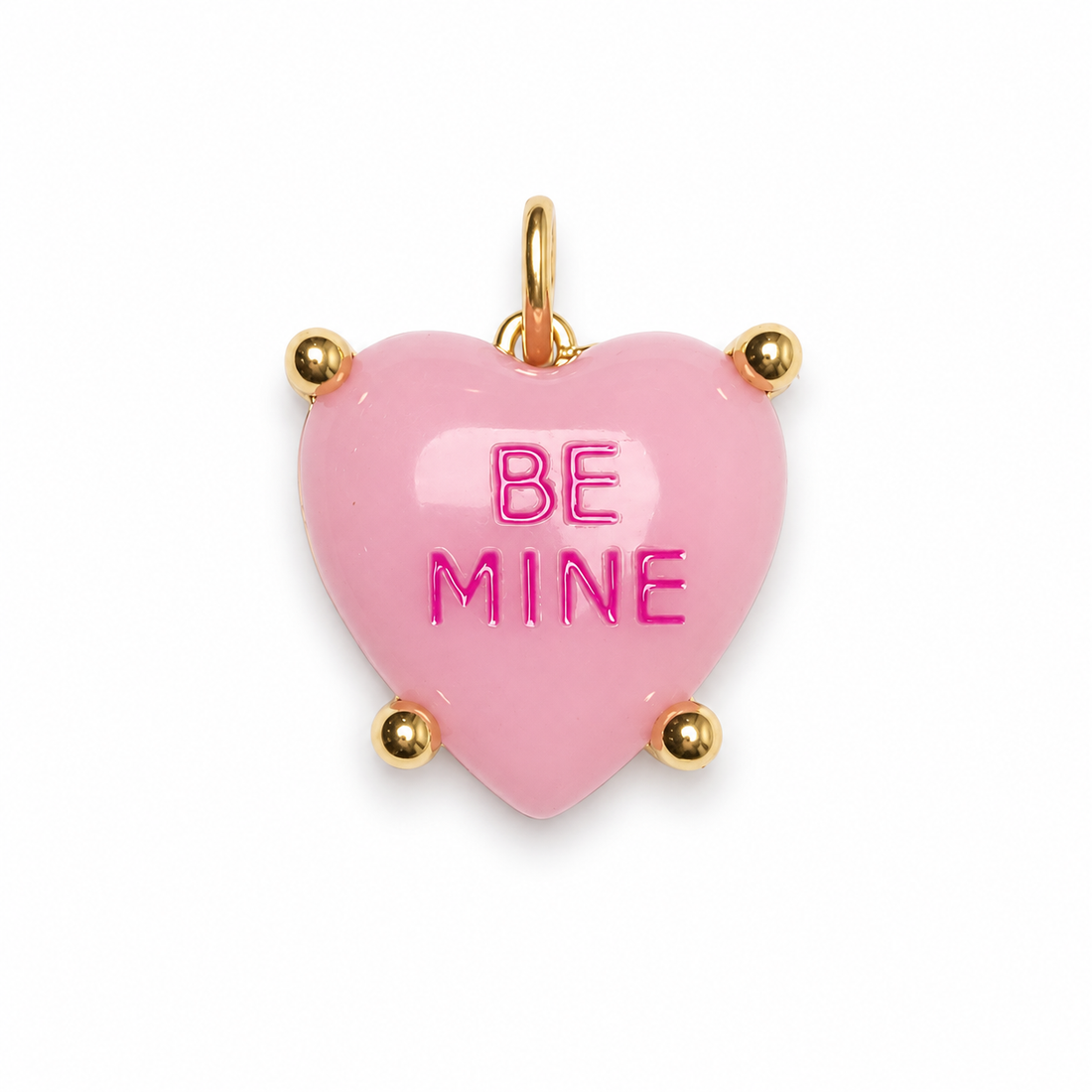 Pink "Be Mine" Pendant - Oriana LaMarca Designs