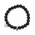 Mens Black Lava with Silver Skull - Oriana LaMarca Designs