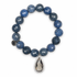Neptune Jasper with Pavé Grey Crystal Point Pendant - Oriana LaMarca Designs
