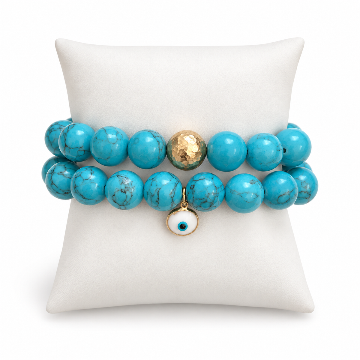 Blue Howlite Color Stax - Oriana LaMarca Designs