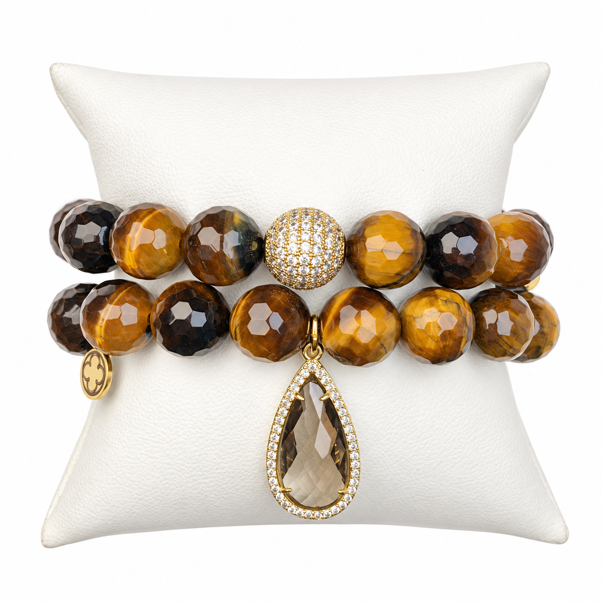 Tiger Eye Color Stax on a white studio background