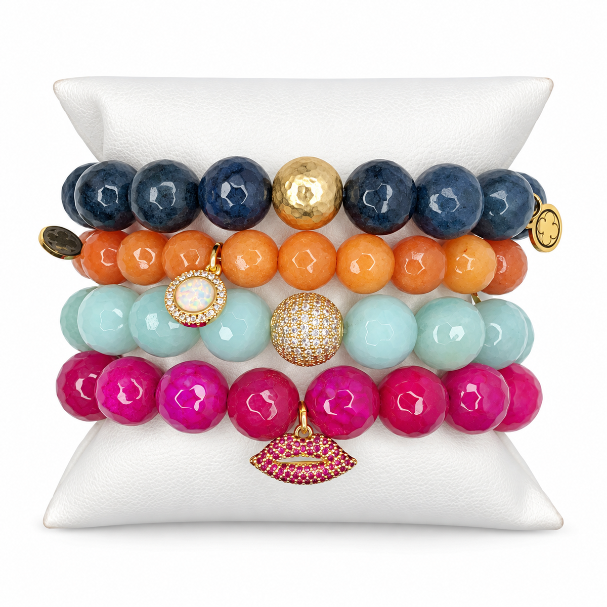 South Beach Armparty on white studio background