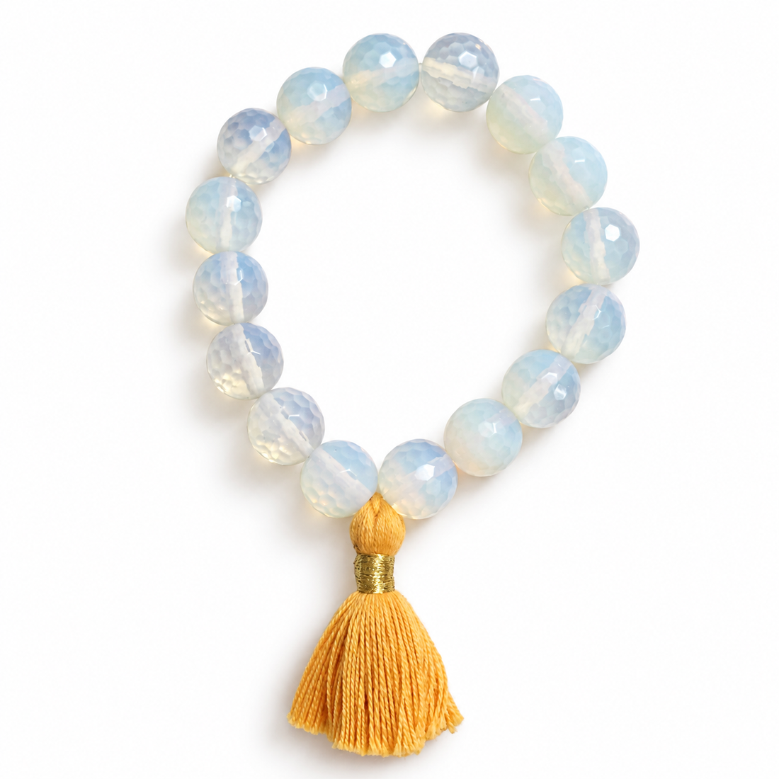 Opalite with Buttercup Tassel - Oriana LaMarca Designs