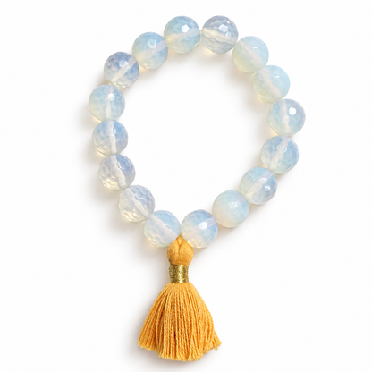 Opalite with Buttercup Tassel - Oriana LaMarca Designs