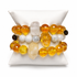 Citrine Rock Candy Armparty on white studio background