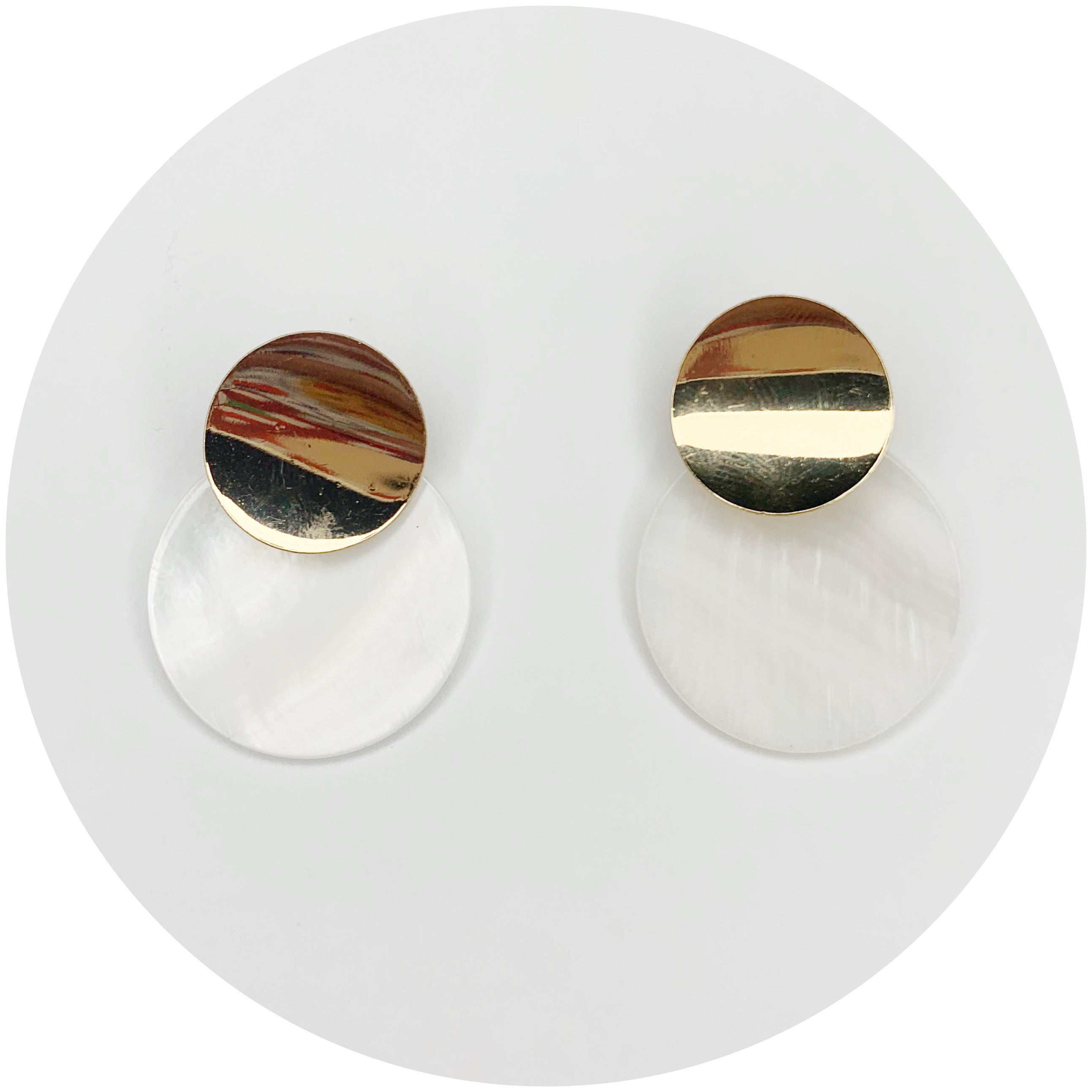 Solar Eclipse Acrylic Earrings