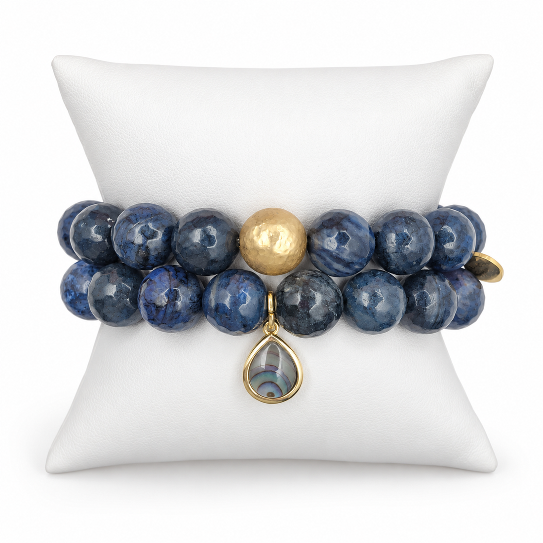 Neptune Jasper Color Stax on a white background
