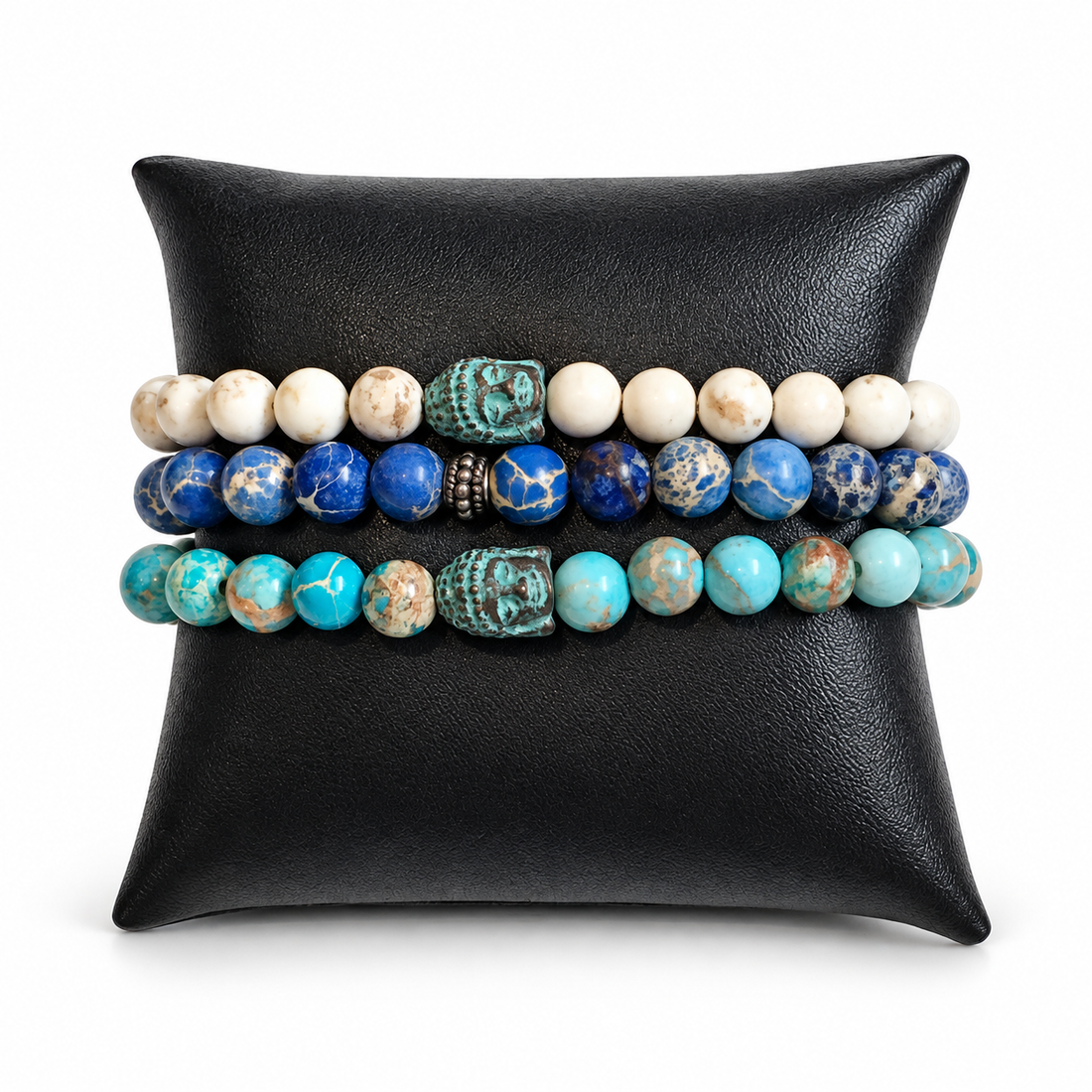 Mens Crete Arm Party on white studio background