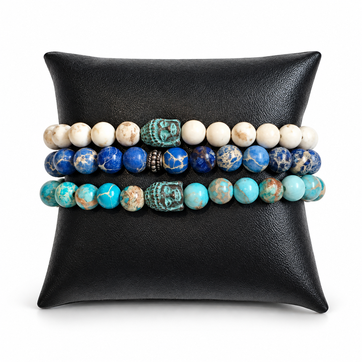 Mens Crete Arm Party on white studio background