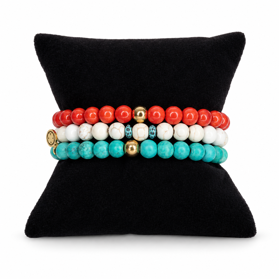 Mens Palms Arm Party on white studio background
