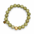 Pistachio Jade with Hammered Gold Accent - Oriana LaMarca Designs