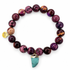 Purple Jasper with Turquoise Horn Pendant - Oriana LaMarca Designs