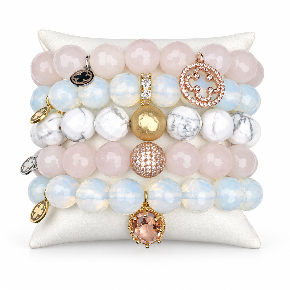 Rosé All Day Armparty on white studio background