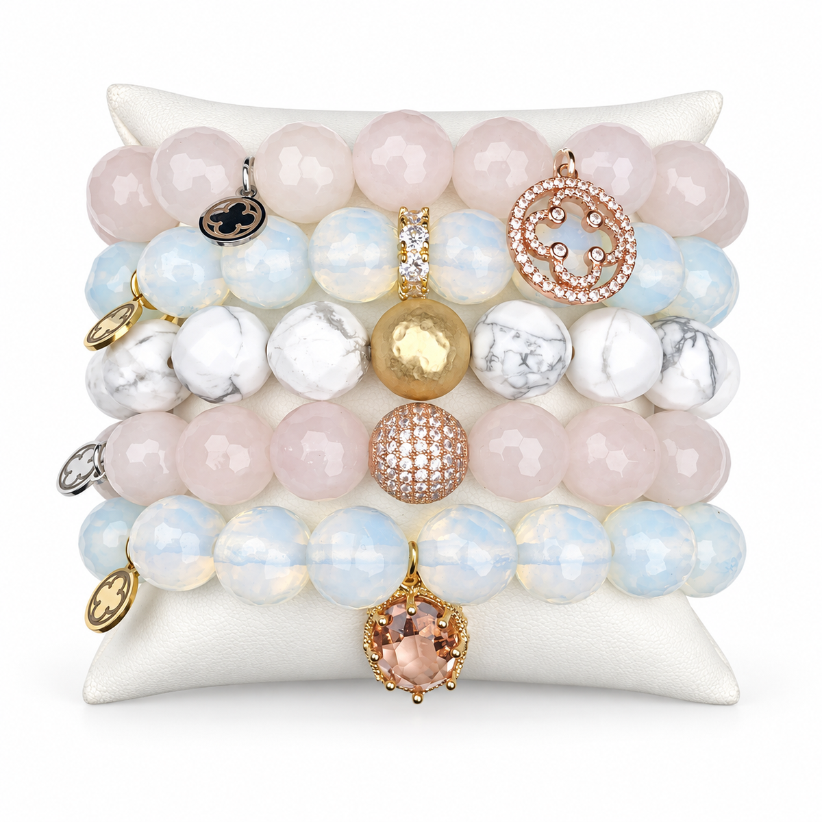 Rosé All Day Armparty on white studio background