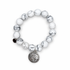 White Howlite with Congratulations Grad Pendant - Oriana LaMarca Designs