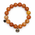 Brown Aventurine with Abalone Teardrop Pendant - Oriana LaMarca Designs