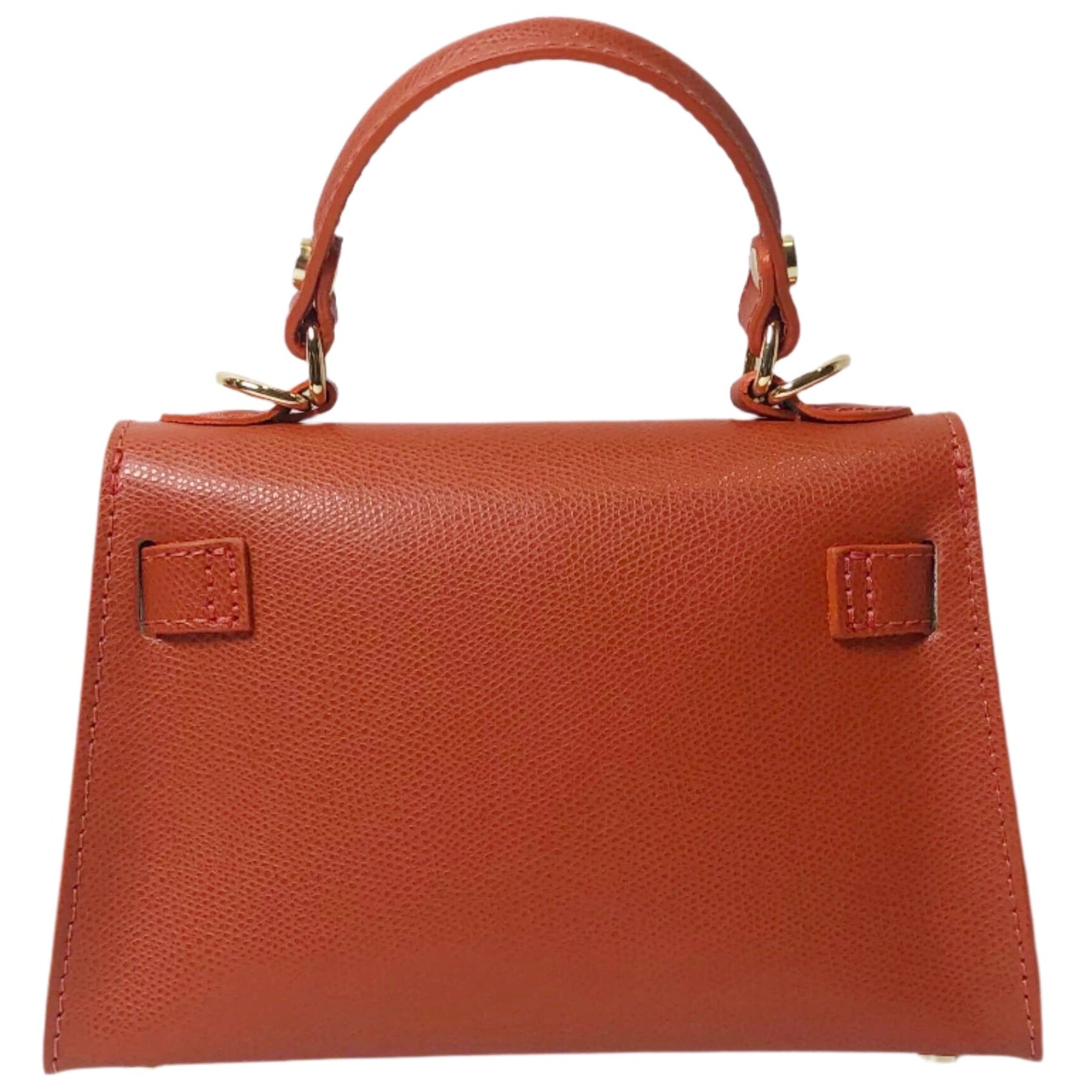 Sophie Orange Leather Handbag