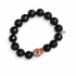 Black Onyx with Pavé Rose Gold Skull - Oriana LaMarca Designs