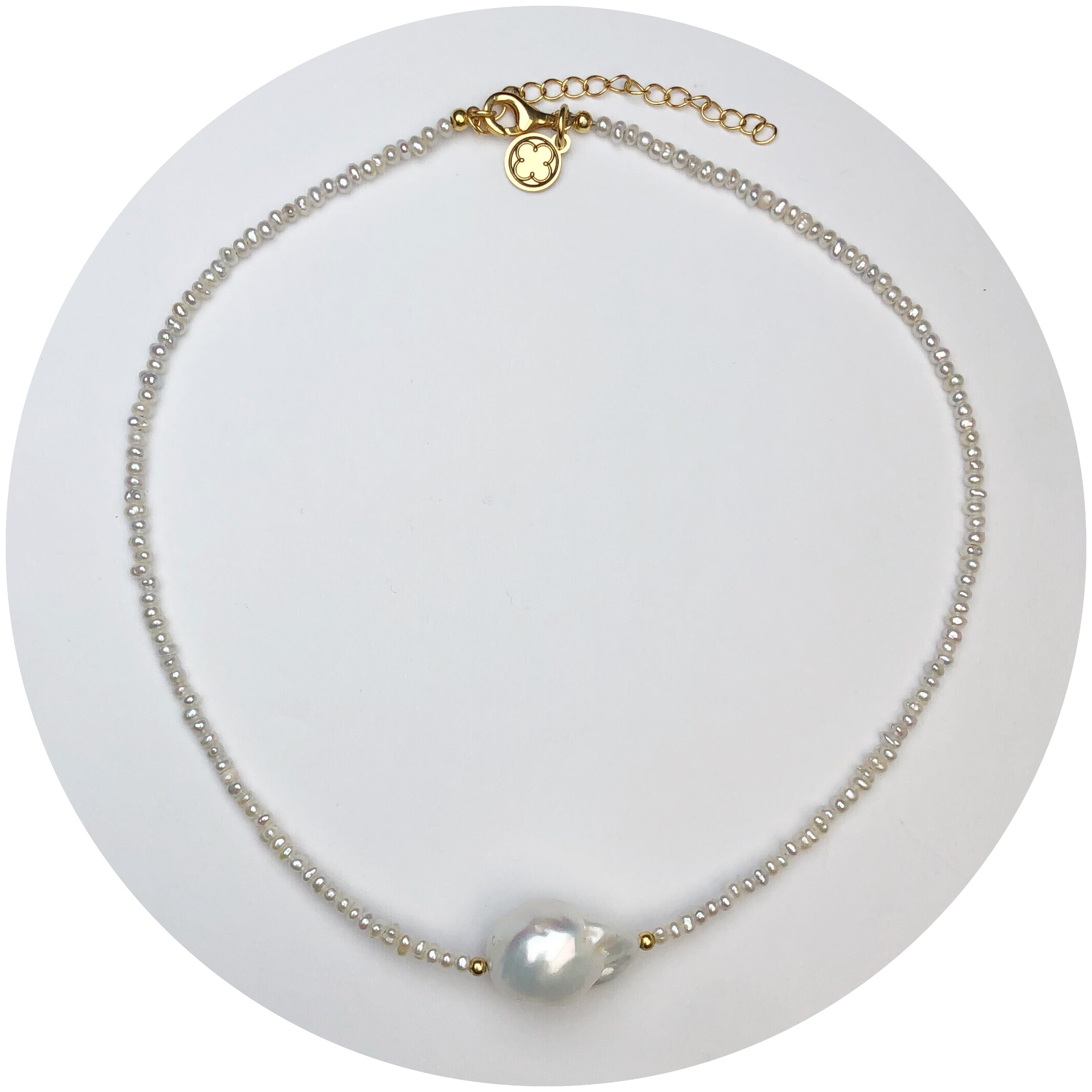 Baroque Pearl Choker