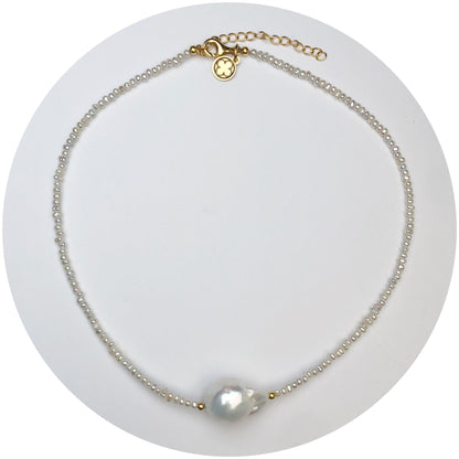 Baroque Pearl Choker