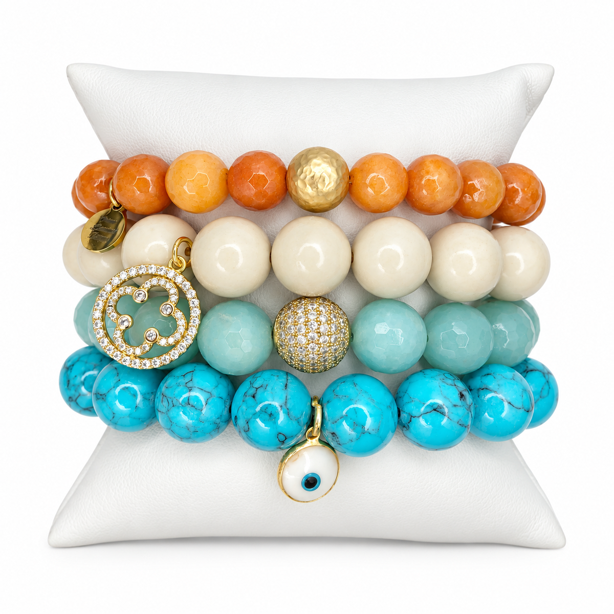 Creamsicle Armparty on white studio background