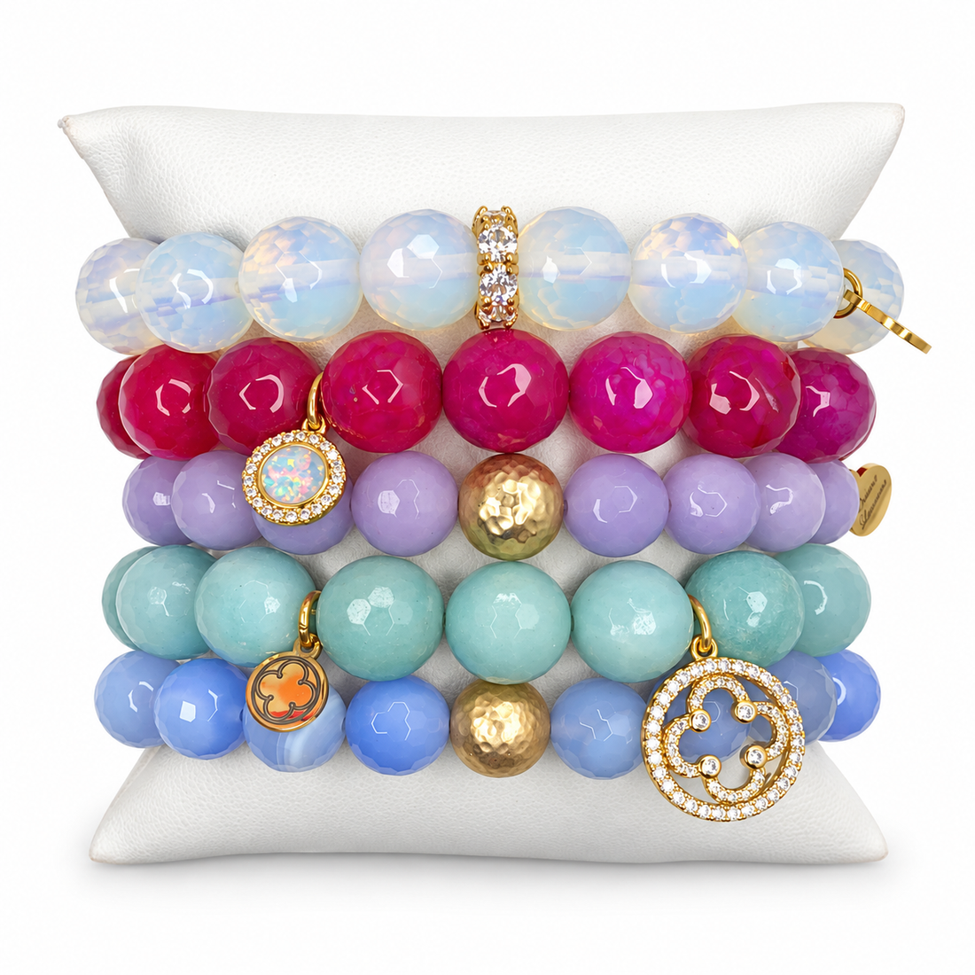 Flower Bomb Armparty on white studio background