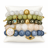 Green Tea Armparty on white studio background