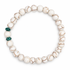 Mens White Magnesite with Verdigris Urchin Accents on white studio background