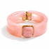 Valentina Rose Pink Hinged Bangle on a clean studio background