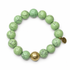 Mint Howlite with Hammered Gold Accent - Oriana LaMarca Designs