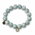 Sky Blue Howlite with with Pavé Opal Round Pendant - Oriana LaMarca Designs
