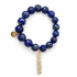 Lapis "CDKL5" with Pavé Warrior Pendant - Oriana LaMarca Designs