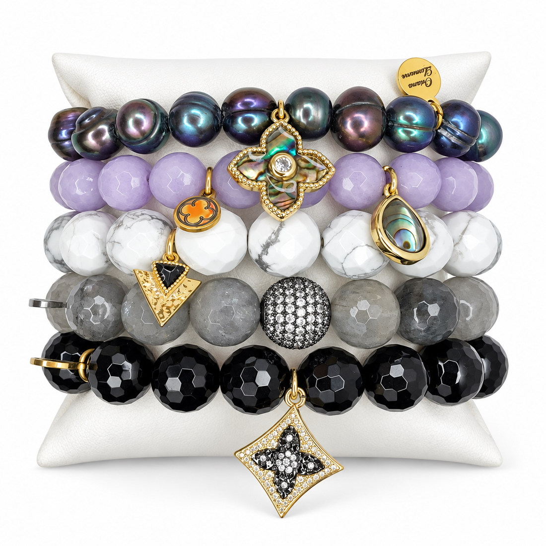 Penthouse Chic Armparty on white studio background