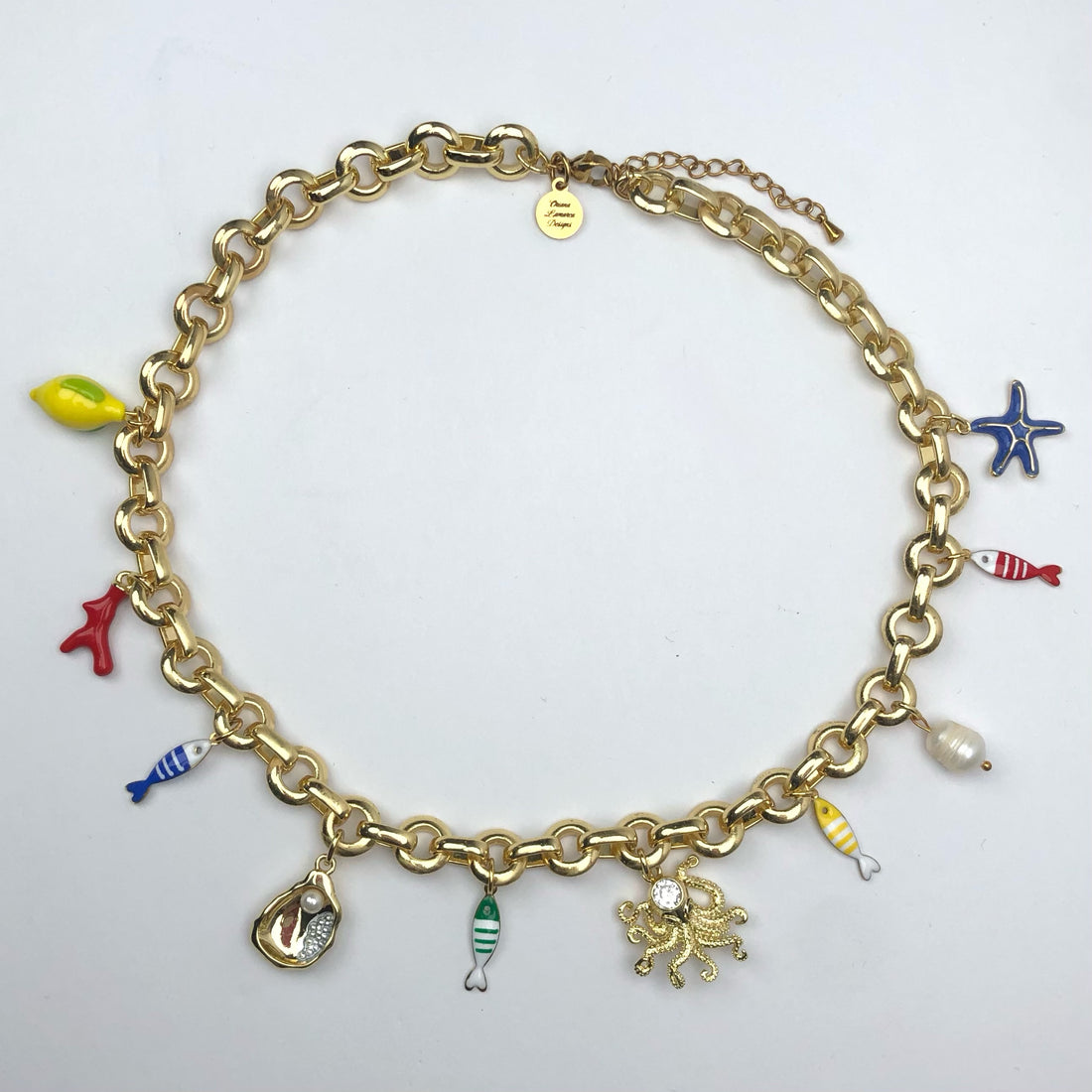 Mare Mediterraneo Curated Charm Necklace