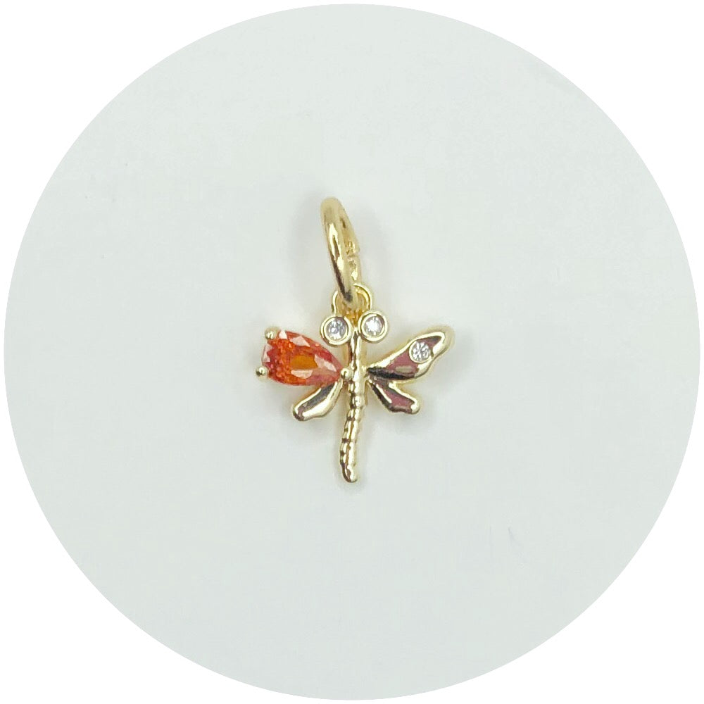 Pavé Dragonfly Pendant