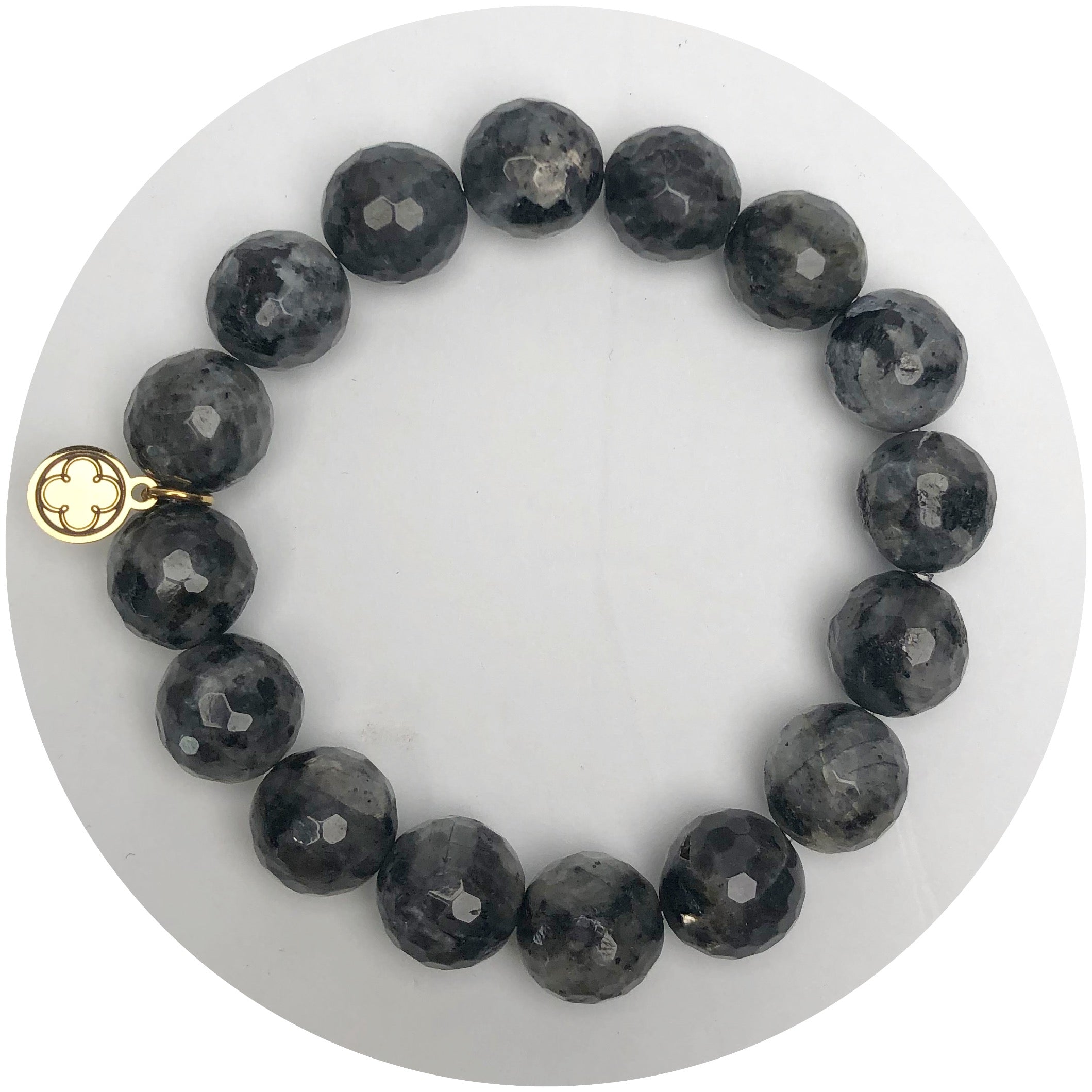 Labradorite Beaded Bracelet