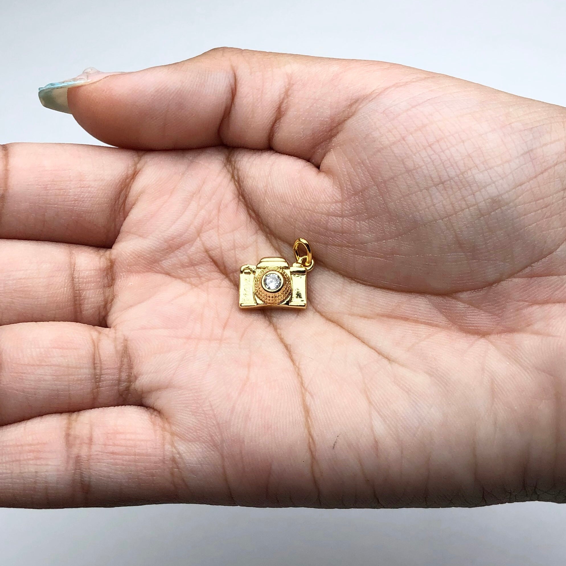 Pavé Camera Pendant