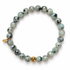 Mens Kiwi Jasper with Gold Accent on white studio background
