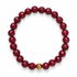Mens Marsala Jade with Gold Accent on white studio background