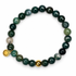 Mens Moss Green with Gold Accent on white studio background