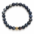 Mens Neptune Jasper with Gold Accent on white studio background