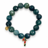 Under The Mistletoe Moss Green with Candy Cane Pendant - Oriana LaMarca Designs